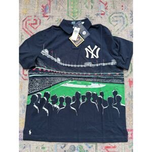 Yankees Polo Ralph Lauren Poster Print Polo - Navy